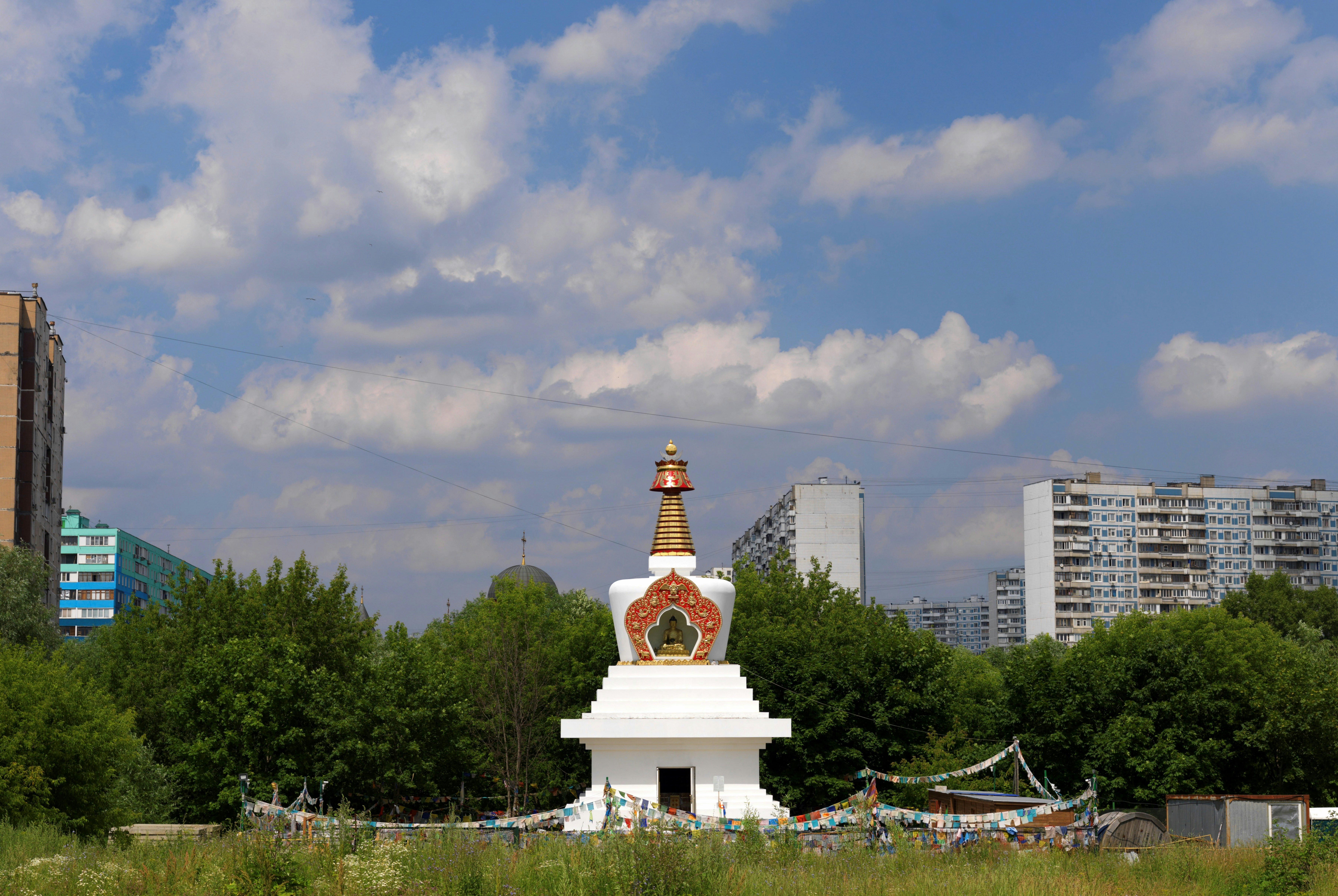 #misura_photos #misuraphotos https://www.youtube.com/user/Moscowartgallery vk.com/scanart From the series #Spiritualcentersofmoscow Stupa of Enlightenment of the Thubden Shedubling Temple Complex if you like my works, I have more on my profile page - Please check them out! Don't forget to subscribe, press a like button, add my photo to your collections, share it with your friends and download it if you like! See you!